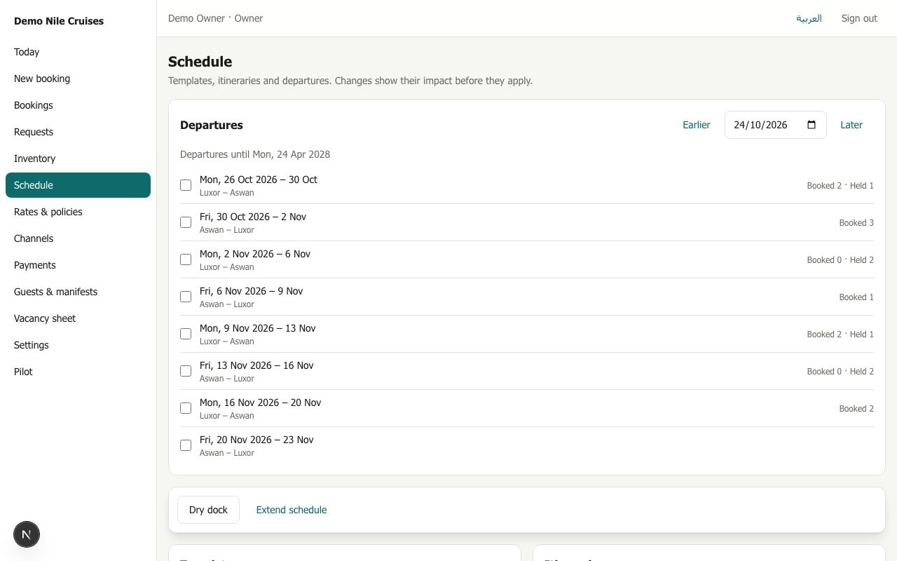 Schedule